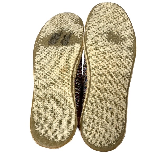 Toms Shoes Women's Size 8.5 woven design Tomsalparh Multicolor - Picture 6 of 8